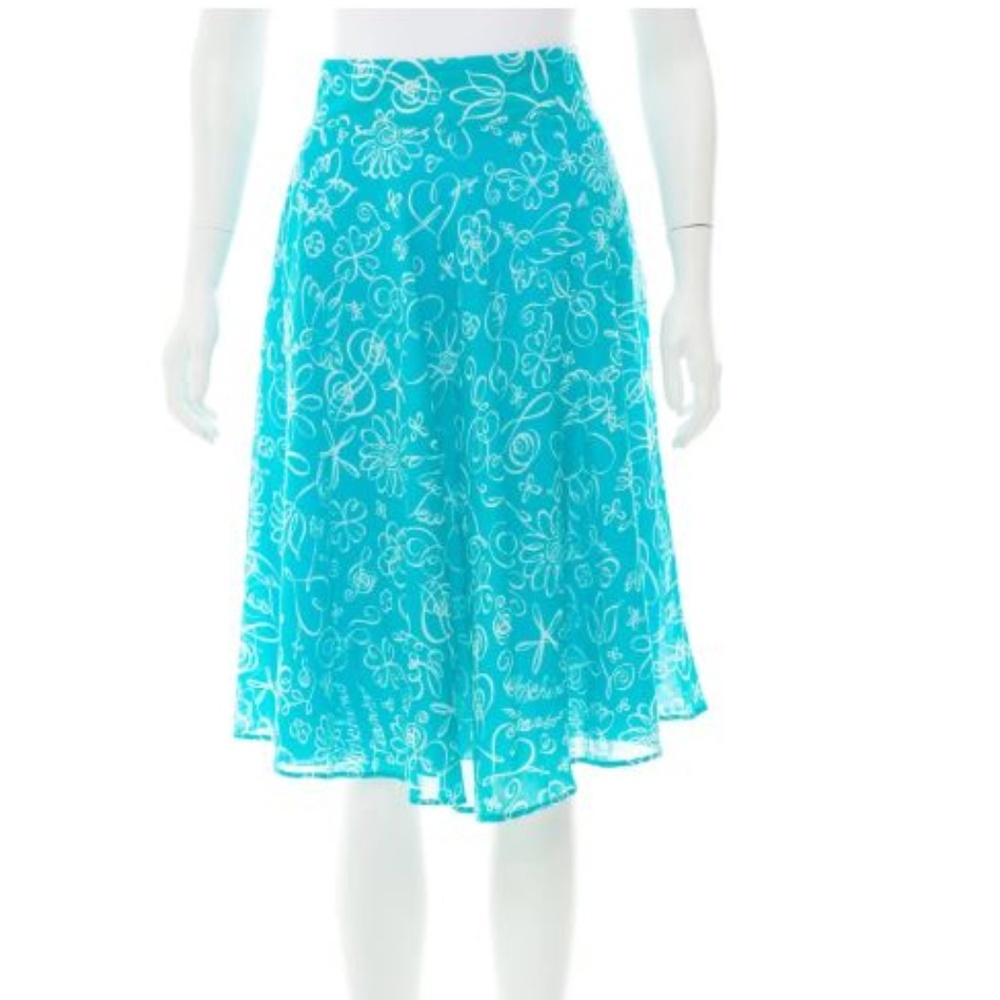 MOSCHINO Printed Knee-Length Skirt